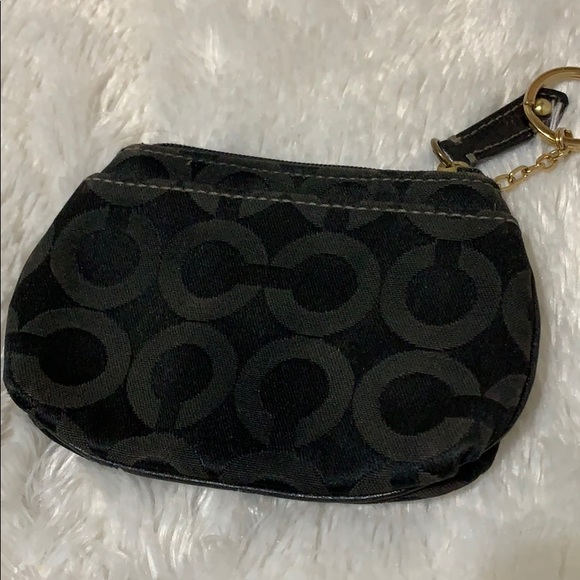 Black coach coin purse - Picture 3 of 6